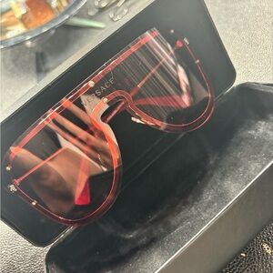 Red Versace like new. Never worn